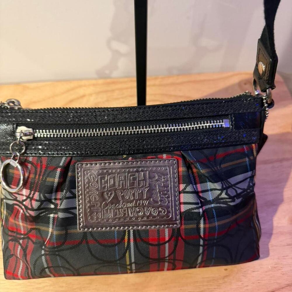 Coach Poppy Signature Wristlet